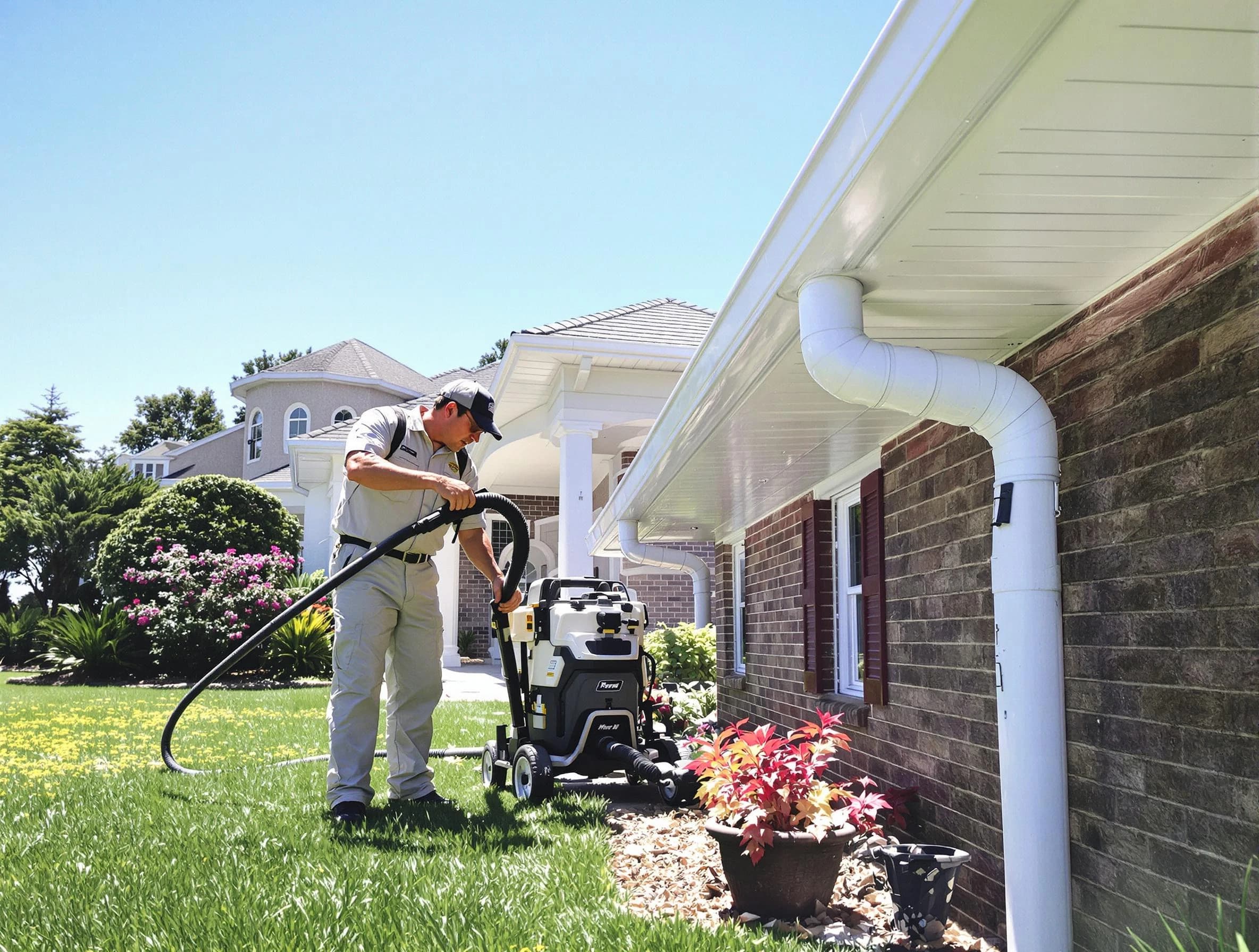 Downspout Cleaning in Wadsworth